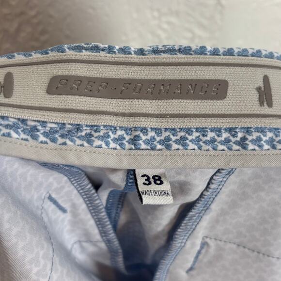 Johnnie-O Men's Hadley Prep-Formance Golf Shorts in Lake NWOT Size 38 - Picture 3 of 4